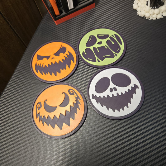 Halloween coaster set