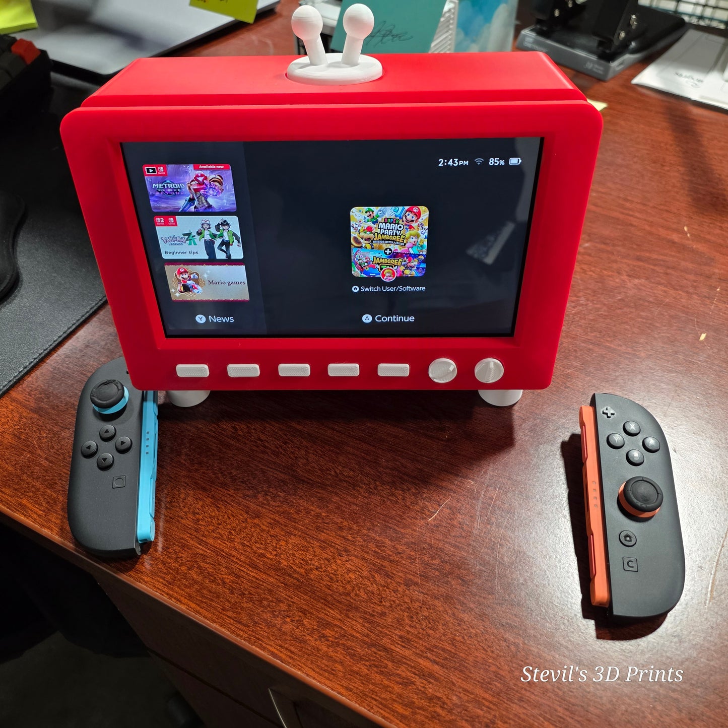 Retro TV Display Stand for Nintendo Switch